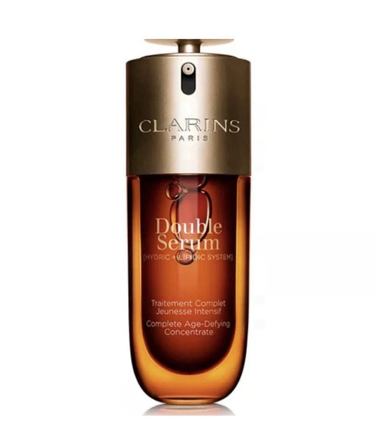 Clarins Double Serum Hydric + Lipidic System 1.7 oz / 50 mL – Anti-Aging Face Serum