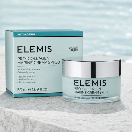 ELEMIS Pro-Collagen Marine Cream SPF 30 Moisturizer 1.6 oz / 50 mL – New Sealed – Exp. 2028