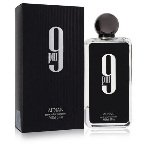 9 PM by Afnan Eau de Parfum Spray for Men, 3.4 oz / 100 ml