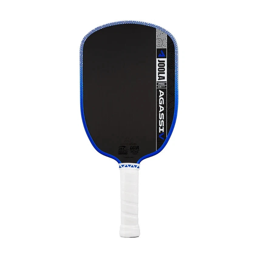 JOOLA Agassi Pro V 16mm Pickleball Paddle – Royal Blue