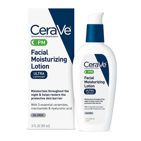 CeraVe PM Facial Moisturizing Lotion Ultra Lightweight 3 oz