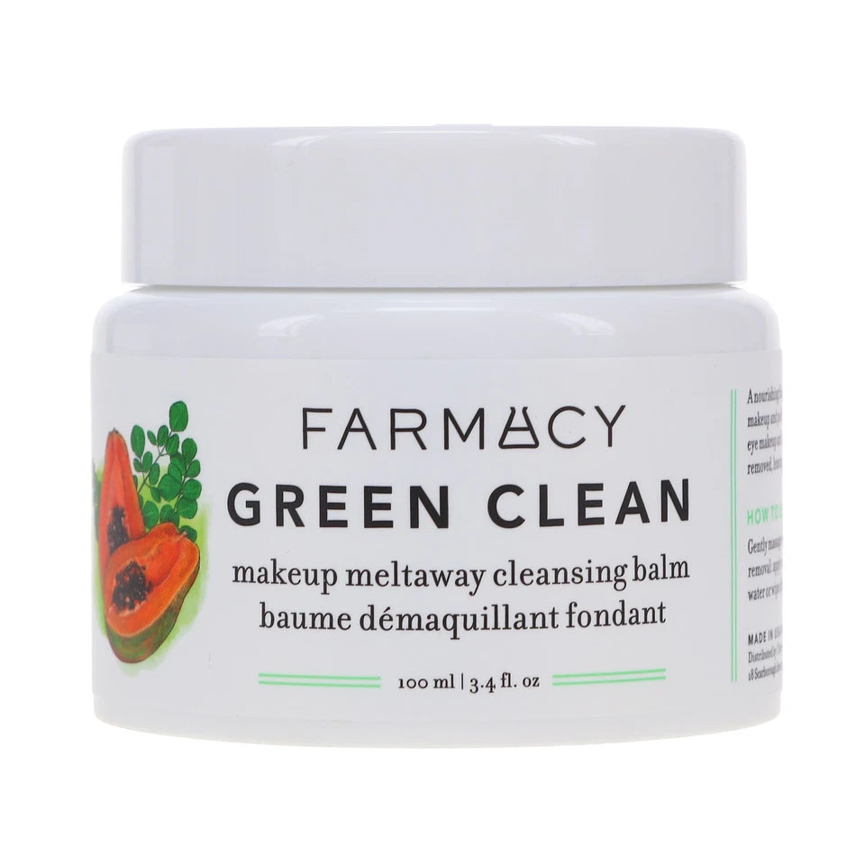 Farmacy Green Clean Makeup Meltaway Cleansing Balm 3.4 oz – Facial Cleanser