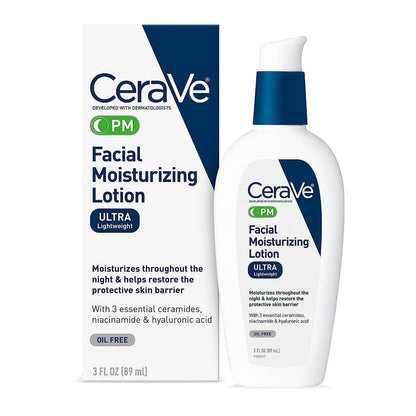 CeraVe PM Facial Moisturizing Lotion Ultra Lightweight 3 oz